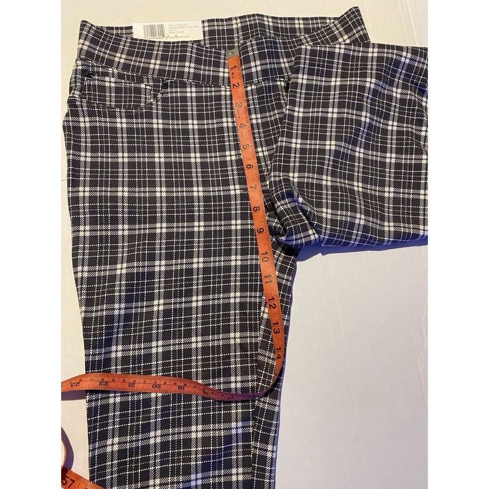 NWT Seven 7 Women's S Dandy Plaid Grey Pull On Ponte Stretch Leggings - Picture 5 of 9